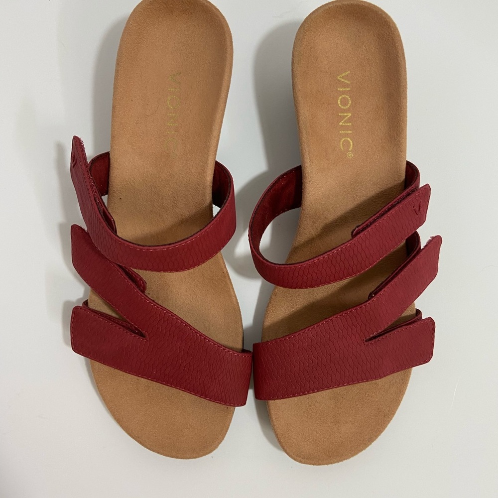 🆕VIONIC ADJUSTABLE STRAP WEDGE SHOE-SANDLE YOU ARE GOING TO LOVE THE COMFORT. - Picture 2 of 10